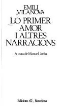Portada de Lo primer amor i altres narracions
