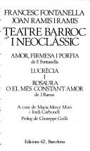 Portada de Teatre barroc i neoclàssic