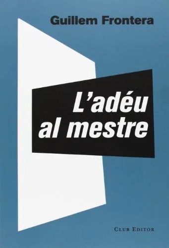 Portada de L'adéu al mestre