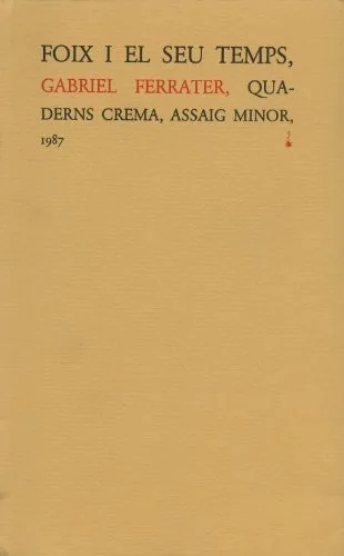 Portada de Foix i el seu temps