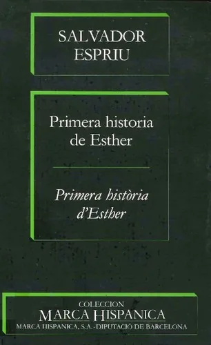 Portada de Primera història d'Esther